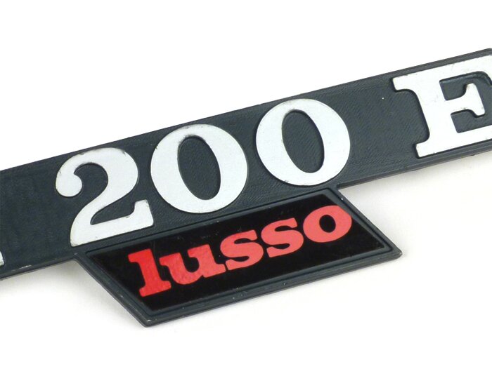 Zijklep belettering -OEM KWALITEIT- Vespa PX200 E Lusso- Vespa PX200 (bouwjaar 1984-1997)