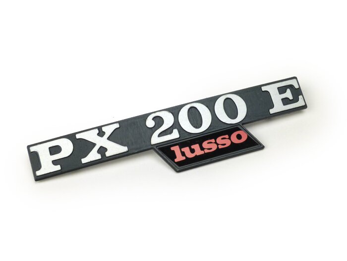 Zijklep belettering -OEM KWALITEIT- Vespa PX200 E Lusso- Vespa PX200 (bouwjaar 1984-1997)