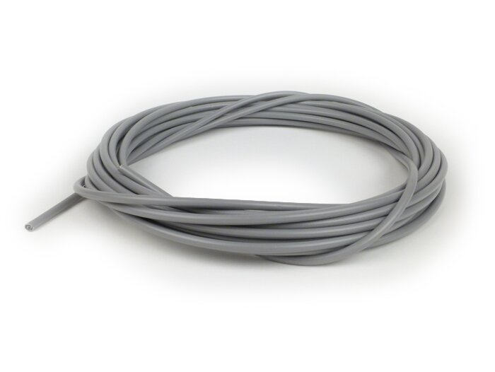 Cable hose -OEM QUALITY PTFE- Ø inner = 2,8mm, Ø outer = 5,8mm (10m) - grey