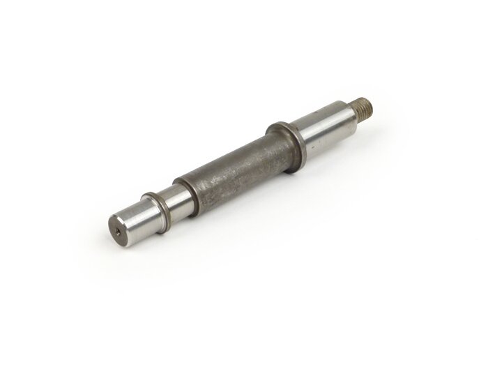 Hulpas as -OEM KWALITEIT- Vespa P 200E (tot nr. VSX1T 109055), Rally180 (VSD1T), Rally200 (VSE1T) - Lager zitting: Ø=15mm, bus: Ø=11.5mm, lengte: 121mm