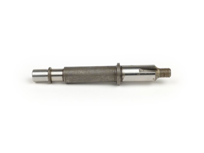 Hulpas as -OEM KWALITEIT- Vespa P 200E (tot nr. VSX1T 109055), Rally180 (VSD1T), Rally200 (VSE1T) - Lager zitting: Ø=15mm, bus: Ø=11.5mm, lengte: 121mm