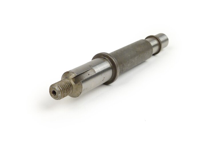 Hulpas as -OEM KWALITEIT- Vespa P 200E (tot nr. VSX1T 109055), Rally180 (VSD1T), Rally200 (VSE1T) - Lager zitting: Ø=15mm, bus: Ø=11.5mm, lengte: 121mm
