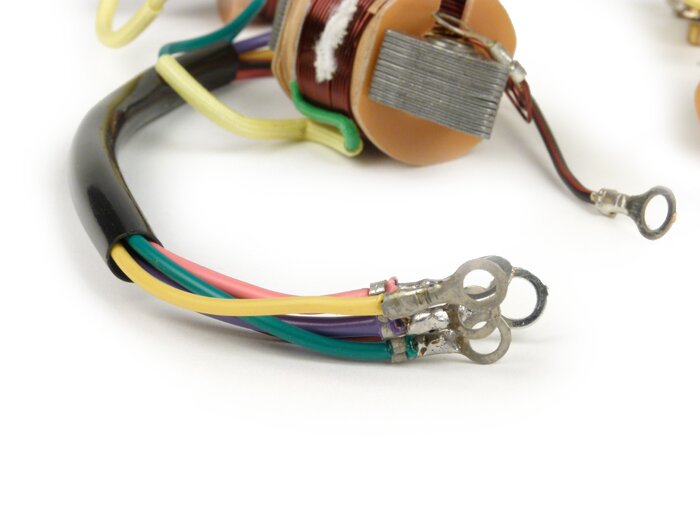 Kit de reparación de la placa base de encendido - CALIDAD OEM (bobina, condensador, contacto, juego de cables)- Vespa Sprint (VLB1T), Sprint Veloce (VLB1T), GT (VNL2T), GTR (VNL2T), Super 125 (VNC1T), Super 150 (VBC1T)