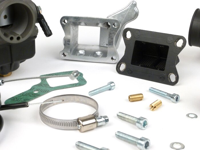 Kit carburador -MALOSSI DELLORTO PHBH 30 BD, diafragma X360 V2.0- Vespa PX80, PX125, PX150, Sprint, Vespa Rally180 (VSD1T) - AW=34mm