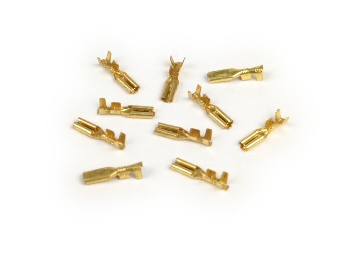 Kabelschuh -Flachsteckhülse 2,8mm Ø=0,5-1,0mm²- DIN 18201 - 10stk.