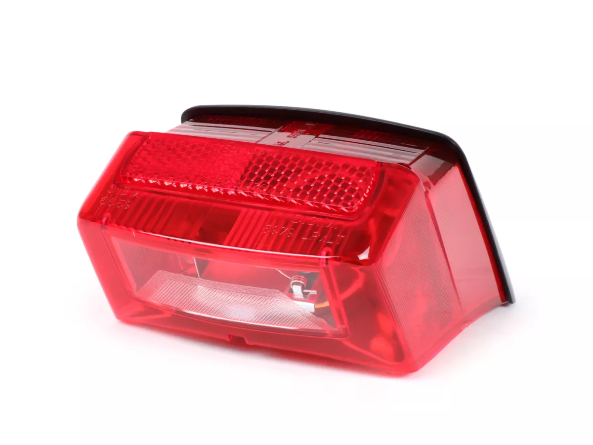 Achterlicht -SIEM- Vespa Rally180 (VSD1T), Rally200 (VSE1T), GTR125 (VNL2T), TS125 (VNL3T), V50 Special (Duits), 50 SR, PV125 (Duits) - zwarte afdekking
