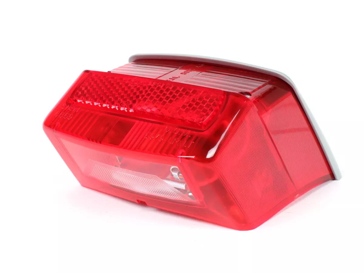 Achterlicht -SIEM- Vespa Rally180 (VSD1T), Rally200 (VSE1T), GTR125 (VNL2T), TS125 (VNL3T), V50 Spezial (Duits), 50 SR, PV125 (Duits) - grijs deksel