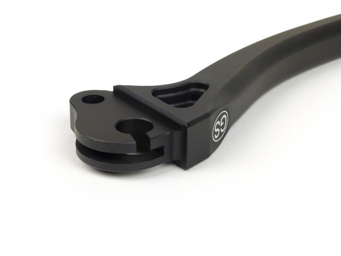 Brake lever -GRAND SPORT CNC-bowden cable- Vespa PX, Rally180 (VSD1T), Rally200 (VSE1T), Sprint, V50, PV125, ET3 - matt black
