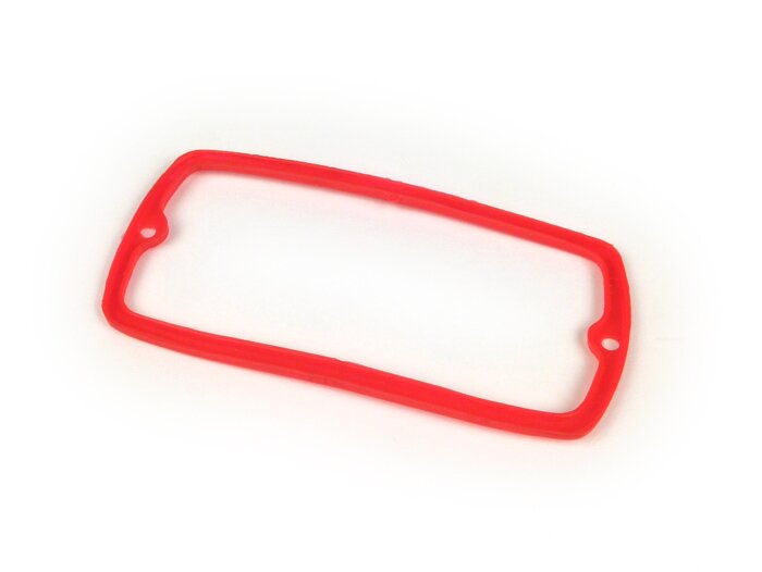 Gasket lensa lampu belakang -CASA LAMBRETTA- Lambretta LI Seri 3&2 (dari tahun 1961), LI Special, SX, TV Seri 3&2 (dari tahun 1961) - Lubang tengah (tipe CEV, Carello) - Merah