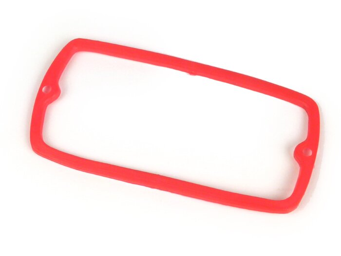 Gasket lensa lampu belakang -CASA LAMBRETTA- Lambretta LI Seri 3&2 (dari tahun 1961), LI Special, SX, TV Seri 3&2 (dari tahun 1961) - Lubang tengah (tipe CEV, Carello) - Merah