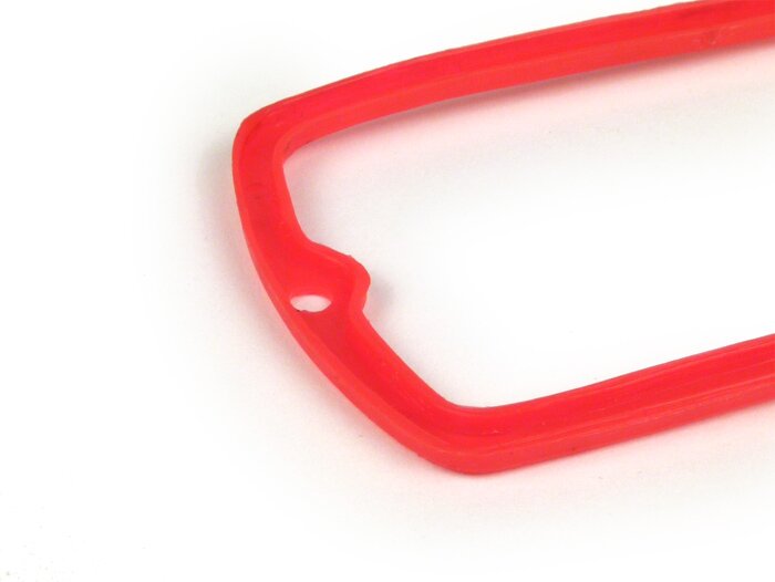 Gasket lensa lampu belakang -CASA LAMBRETTA- Lambretta LI Seri 3&2 (dari tahun 1961), LI Special, SX, TV Seri 3&2 (dari tahun 1961) - Lubang tengah (tipe CEV, Carello) - Merah