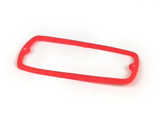 Gasket lensa lampu belakang -CASA LAMBRETTA- Lambretta LI Seri 3&2 (dari tahun 1961), LI Special, SX, TV Seri 3&2 (dari tahun 1961) - Lubang tengah (tipe CEV, Carello) - Merah