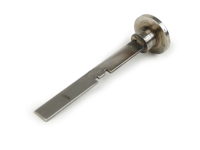 Tirette starter au châssis -IMPORT- Vespa V50, V90, PV125, ET3 - inox