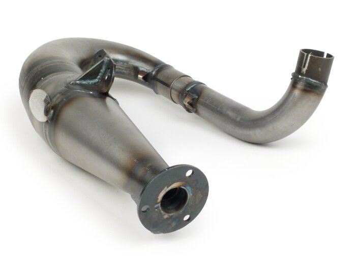 Escape (sólo cuerpo sin silenciador) -PM TUNING PM24 Evolution- Vespa PX80, PX125, PX150, TS, Sprint, Sprint Veloce, GT, GTR, Super, GL, VNA, VNB, VBA, VBB - sin pintar