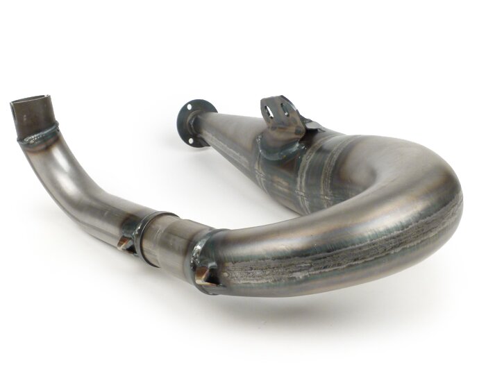 Escape (sólo cuerpo sin silenciador) -PM TUNING PM24 Evolution- Vespa PX80, PX125, PX150, TS, Sprint, Sprint Veloce, GT, GTR, Super, GL, VNA, VNB, VBA, VBB - sin pintar