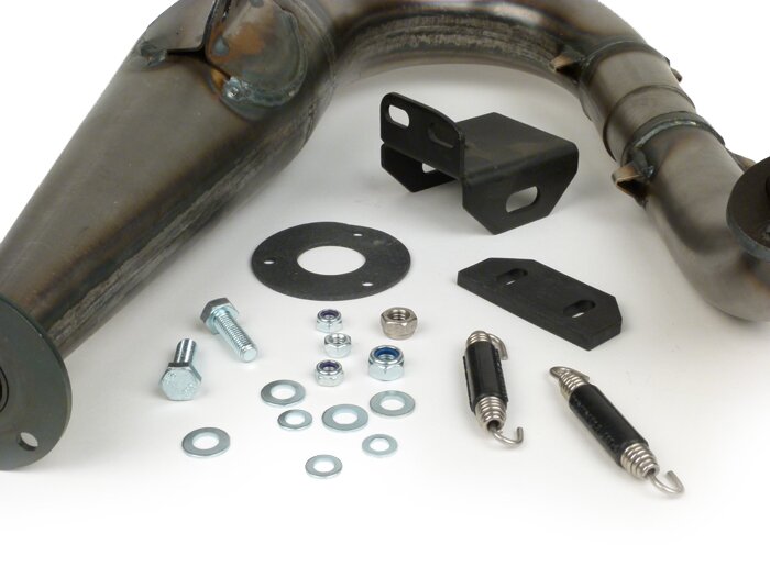 Knalpot (hanya bodi tanpa peredam suara) -PM TUNING PM19 Evolution - Vespa T5 125cc - tidak dicat