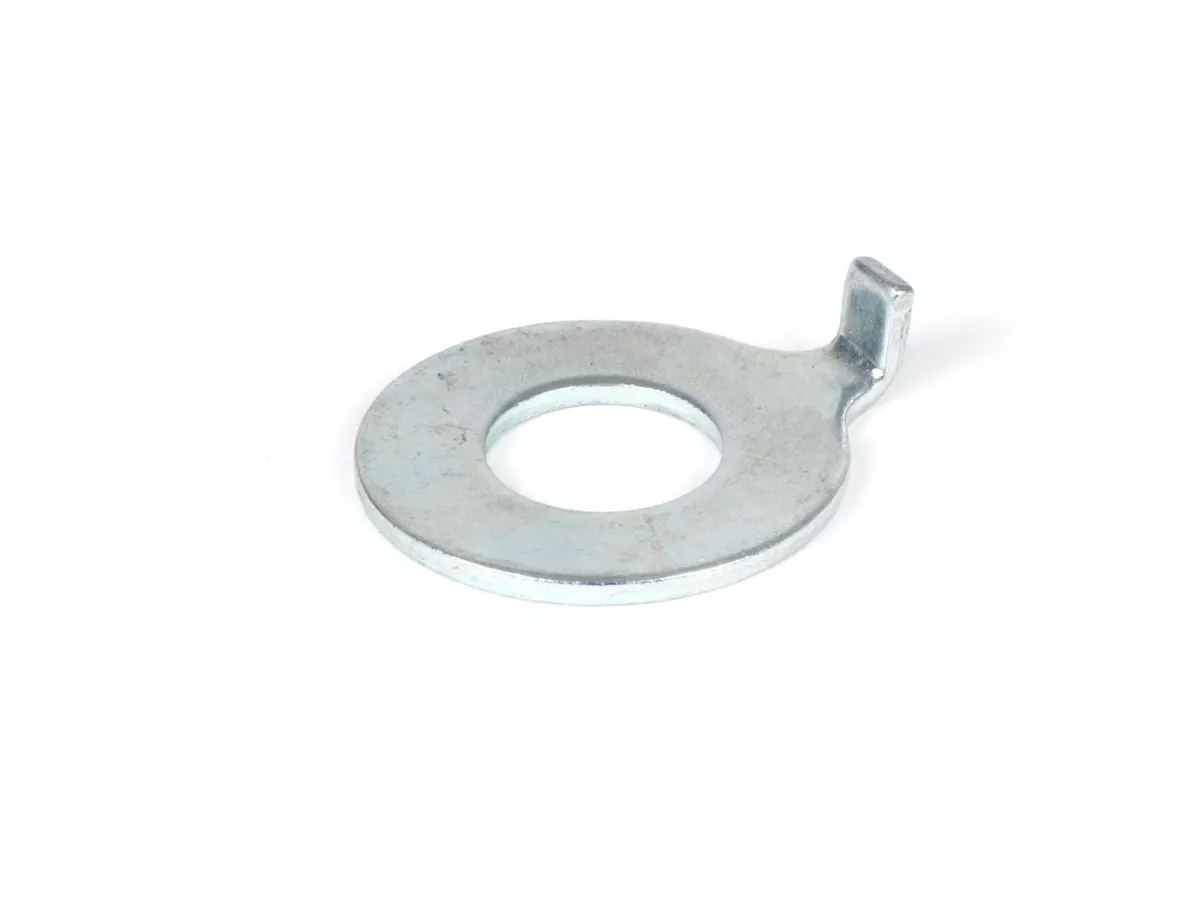 Arandela de seguridad para el perno de pivote del basculante -CALIDAD OEM- Vespa Rally180 (VSD1T), Rally200 (VSE1T), Sprint150 (VLB1T), TS125 (VNL3T), GTR125 (VNL2T), GT125 (VNL2T), Super, VNB5T (a partir de 026921) hasta VNB6T, VBB2T (a partir de 212456)