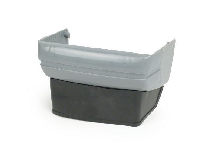 Bavette arrière -QUALITÉ OEM- Vespa PX ancienne (1977-1983), PX80E Lusso (V8X1T, -103053), PX200E Lusso (VSX1T, -317397) - gris