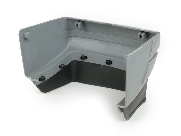 Bavette arrière -QUALITÉ OEM- Vespa PX ancienne (1977-1983), PX80E Lusso (V8X1T, -103053), PX200E Lusso (VSX1T, -317397) - gris