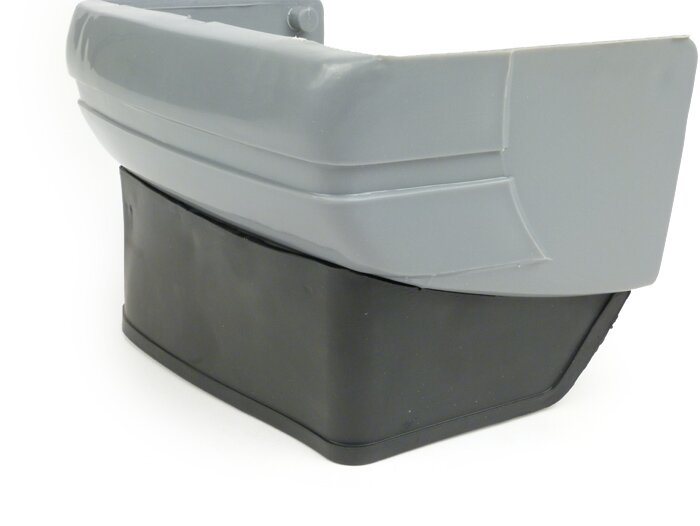 Bavette arrière -QUALITÉ OEM- Vespa PX ancienne (1977-1983), PX80E Lusso (V8X1T, -103053), PX200E Lusso (VSX1T, -317397) - gris