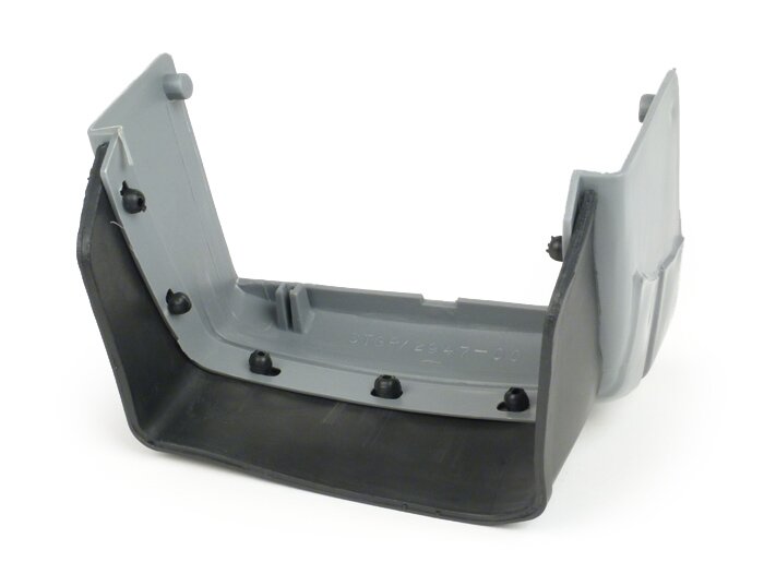 Bavette arrière -QUALITÉ OEM- Vespa PX ancienne (1977-1983), PX80E Lusso (V8X1T, -103053), PX200E Lusso (VSX1T, -317397) - gris