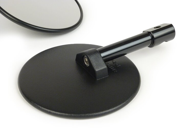 Mirror set -CNC handle bar ends- Ø=100mm - black