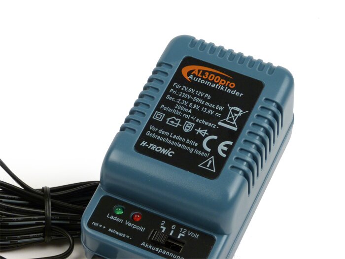 Pengisi daya baterai -H-TRONIC AL 300Pro- 2V, 6V, 12V