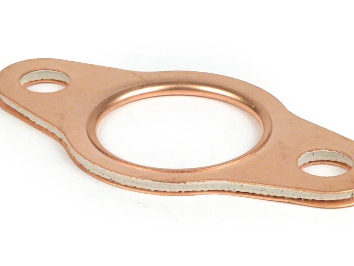 Exhaust manifold/exhaust gasket -PIAGGIO, M8 bolt pitch 52mm- Vespa 50SS (V5SS1), 90SS (V9SS1), ET3 (VMB1T), PK50 HP (V5N2T)