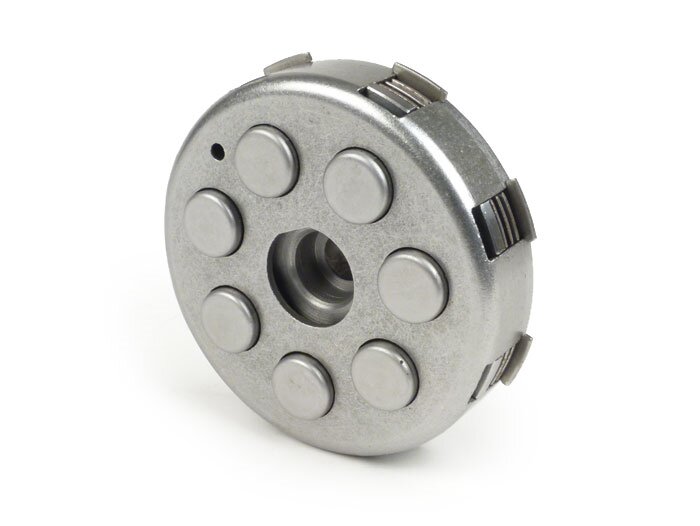 Kopling -VESPA tipe 7 pegas (Ø115mm) - untuk roda primer asli (gigi heliks) 67/68 gigi - 4 cakram - 21 gigi