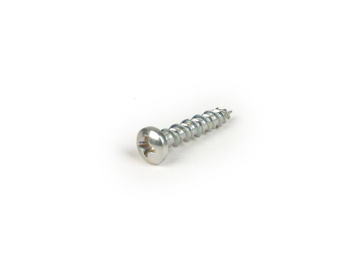 Vite - filettata per materiali termoplastici - M4 x 20 mm - utilizzata per il bullone di bloccaggio del sedile PK, del tachimetro ET2, ET4, del rivestimento del sedile Cosa