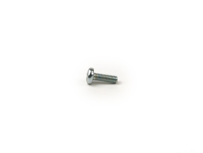 Schroef -DIN 7985- M4 x 12mm (gebruikt om klemplaat electrochoke, knipperlichten en knipperlichtlenzen Vespa PK XL2 te bevestigen)