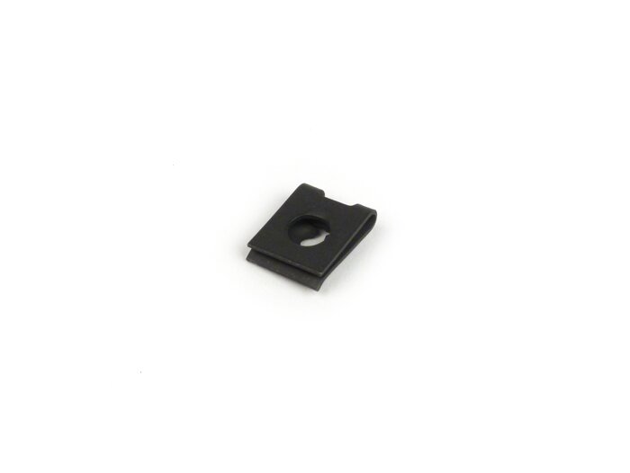 Sheet metal nut -PIAGGIO- Ø=4,8mm 12x15mm used for cylinder cover Vespa V50, PV125, ET3, PK S, PK XL