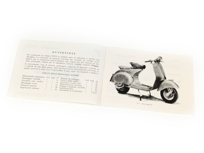 Manuale d'uso -VESPA- Vespa 150 (1955)