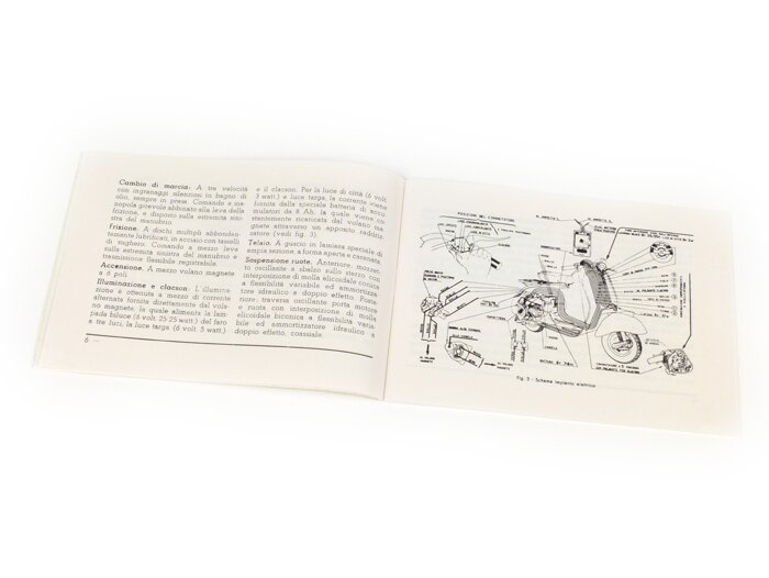 Manuale d'uso -VESPA- Vespa 150 (1955)