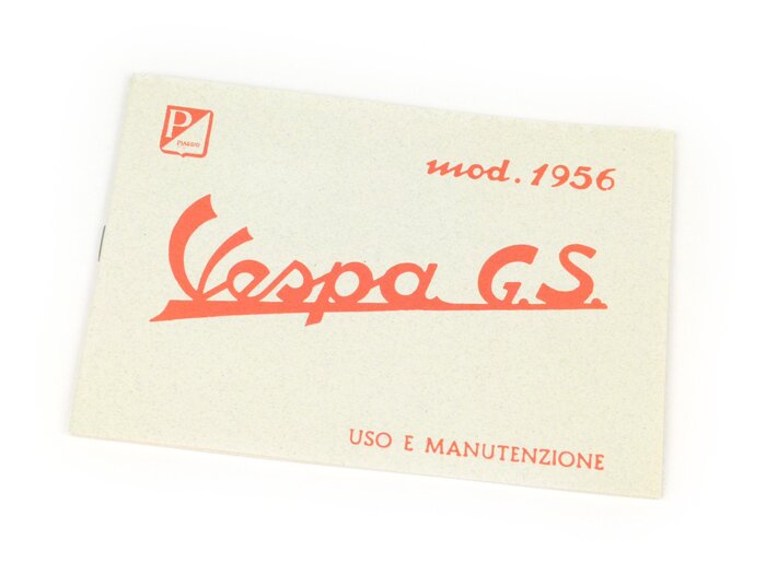 Gebruikershandleiding -VESPA- Vespa GS 150 (1956)