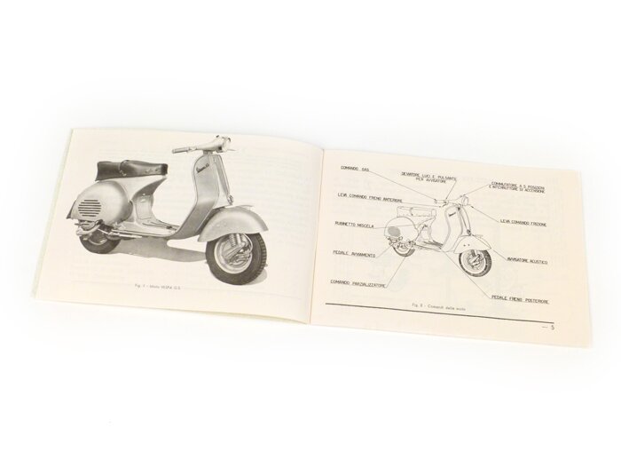Gebruikershandleiding -VESPA- Vespa GS 150 (1956)