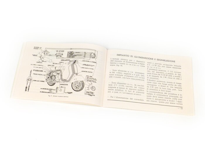 Gebruikershandleiding -VESPA- Vespa GS 150 (1956)
