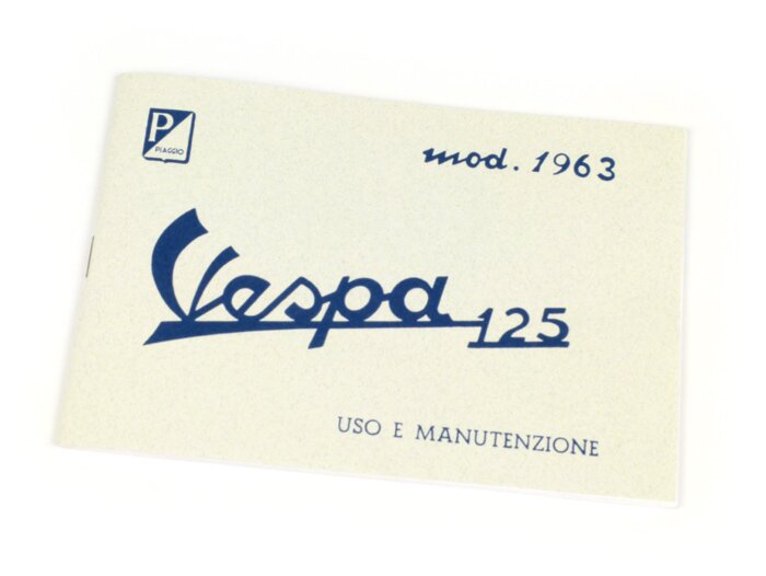 Gebruikershandleiding -VESPA- Vespa 125 (1963)