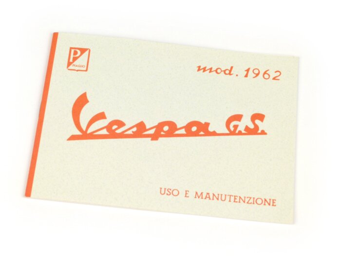 Gebruikershandleiding -VESPA- Vespa GS 160 (1962)