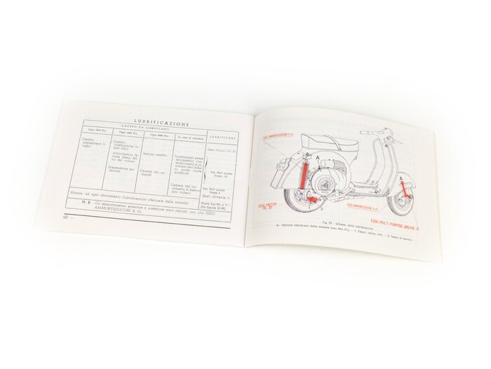 Gebruikershandleiding -VESPA- Vespa GS 160 (1962)