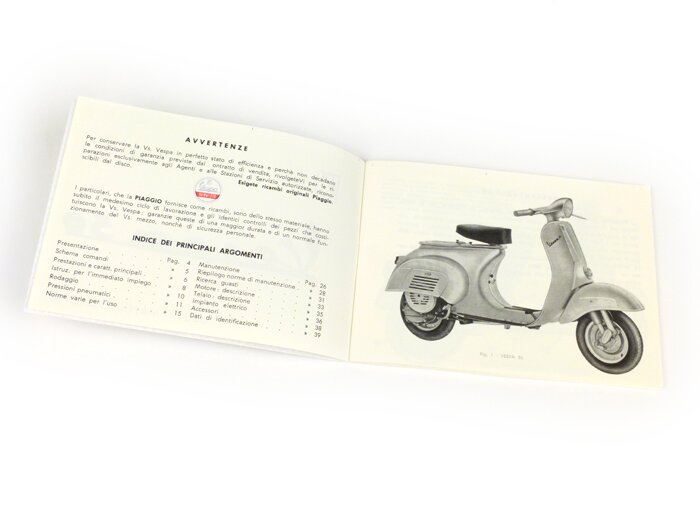 Gebruikershandleiding -VESPA- Vespa 50 (1963)