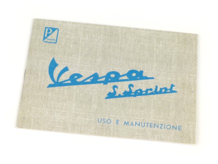 Manuale d'uso -VESPA- Vespa 90 Super Sprint (1965)