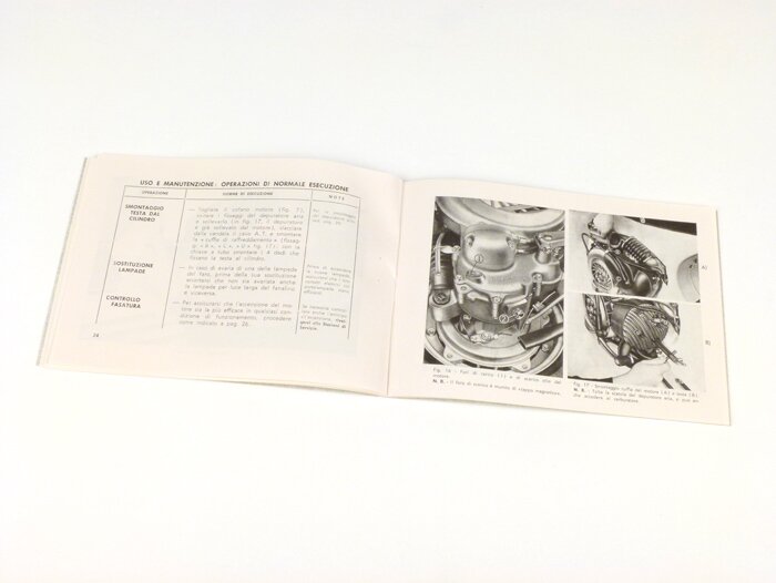Manuale d'uso -VESPA- Vespa 180 Super Sport (1965)