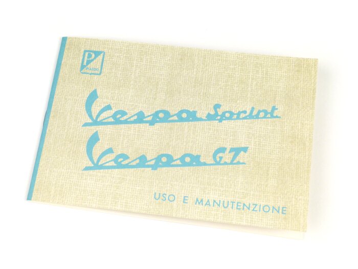 Användarhandbok -VESPA- Vespa Sprint, GT (1965-1966)