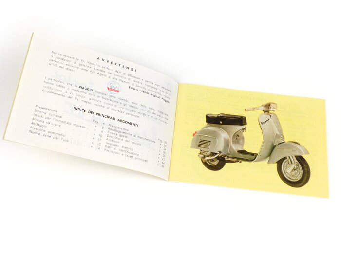 Användarhandbok -VESPA- Vespa Sprint, GT (1965-1966)