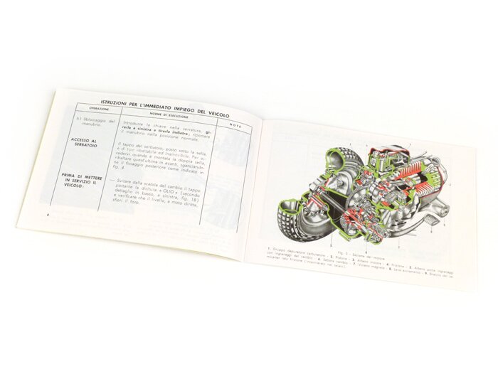 Användarhandbok -VESPA- Vespa Sprint, GT (1965-1966)