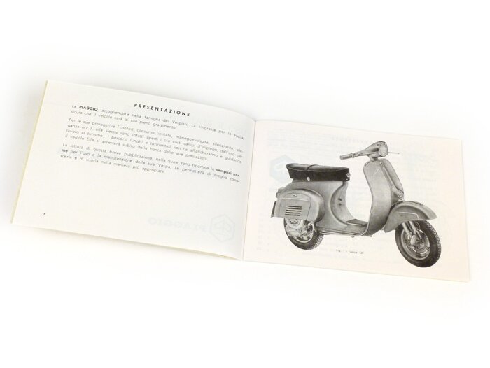 Panduan pemilik -VESPA- Vespa 125 Primavera (1968)