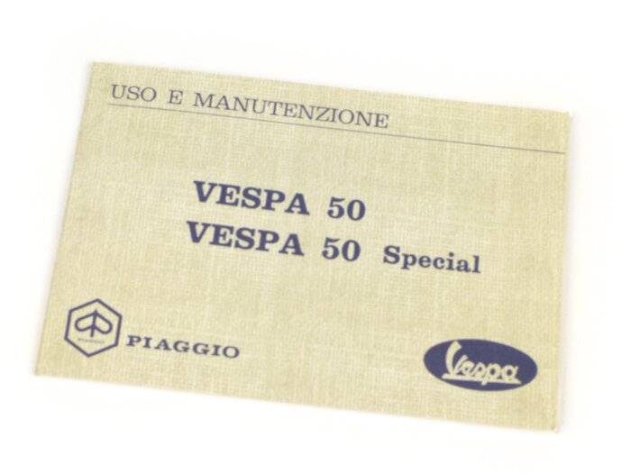 Manuale d'uso -VESPA- Vespa 50 Special (1a serie)