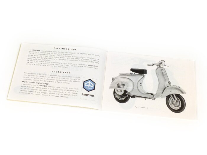 Manuale d'uso -VESPA- Vespa 50 Special (1a serie)