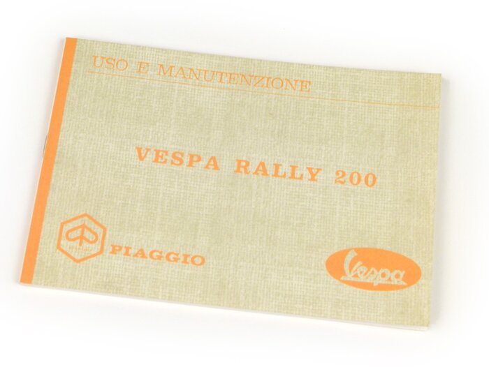 Manuel d’utilisation -VESPA- Vespa Rally 200